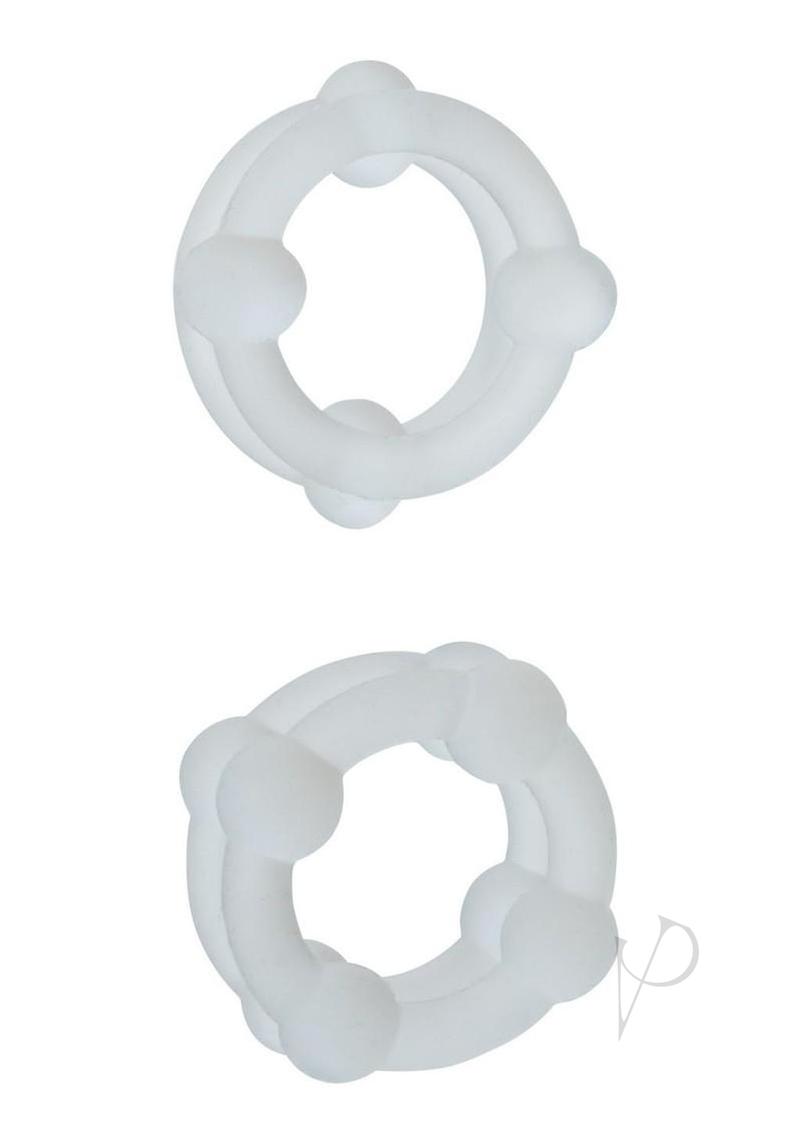 Alpha Silicone Double Stacker Clear