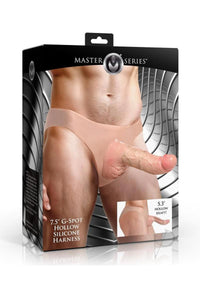 Ms Curved Hollow Strap On Flesh