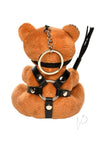 Ms Dom Bear Keychain Tan