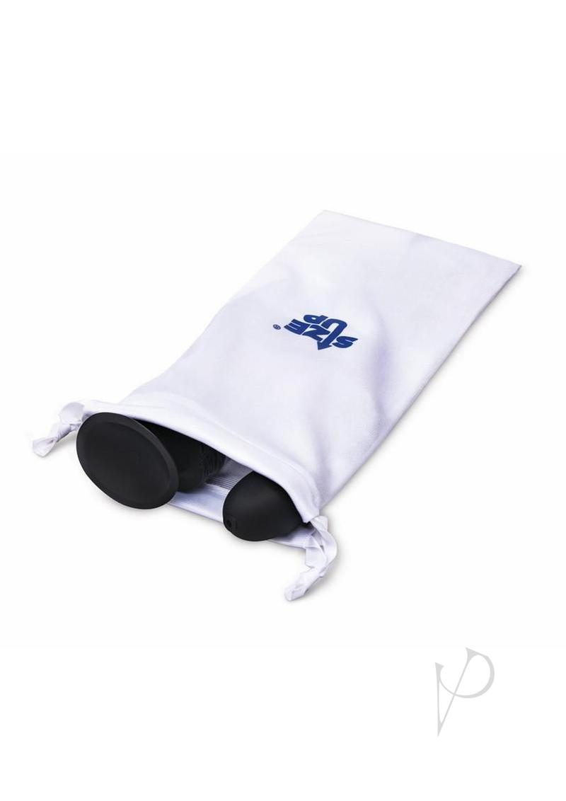 Su Ripple Inflate Dildo W/balls 6 Blk