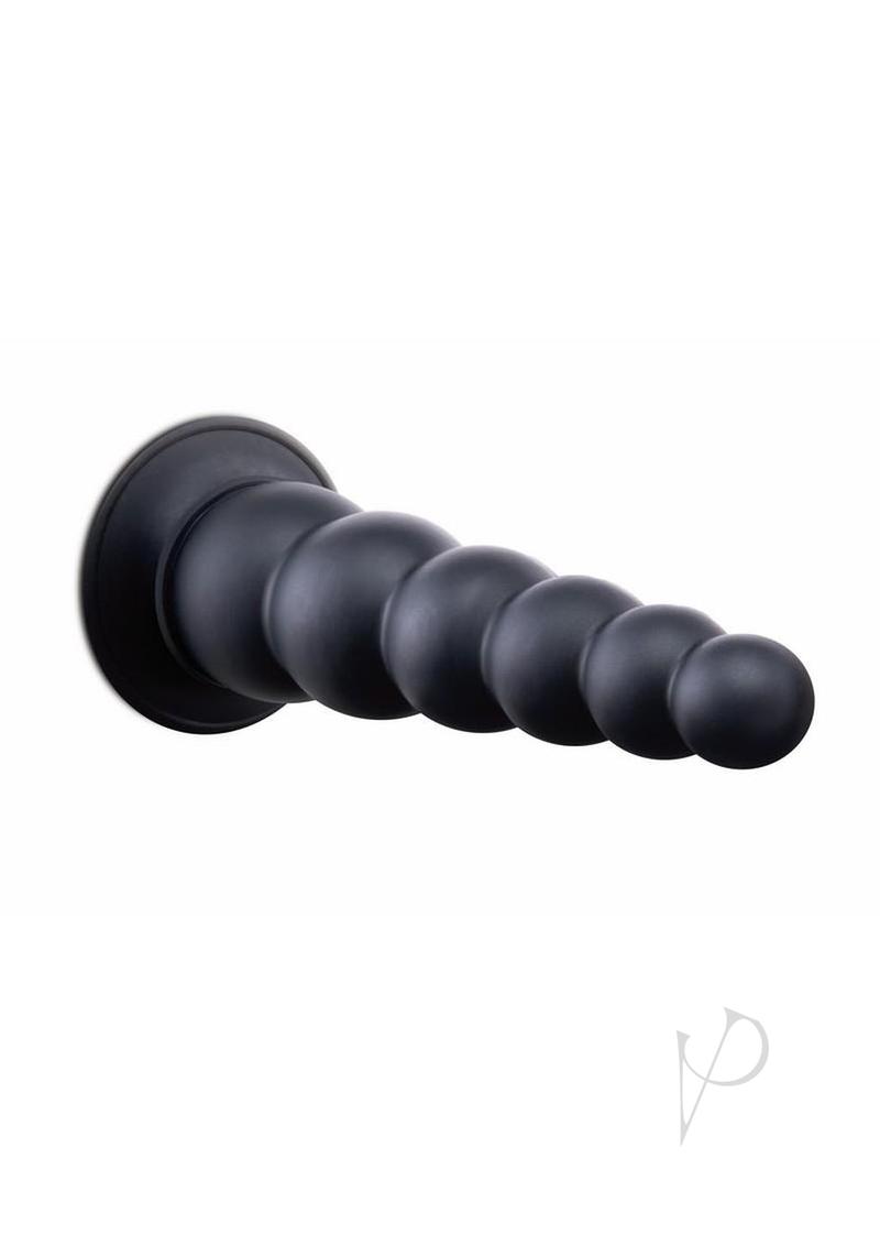 Su Ripple Inflate Butt Plug 7 Blk
