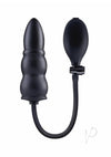 Su Ripple Inflate Butt Plug 5.5 Blk