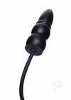 Su Ripple Inflate Butt Plug 5.5 Blk