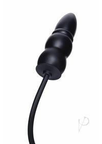 Su Ripple Inflate Butt Plug 5.5 Blk