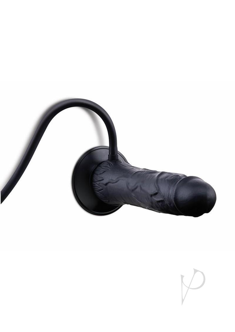 Su Ripple Inflate Dildo 7.5 Blk