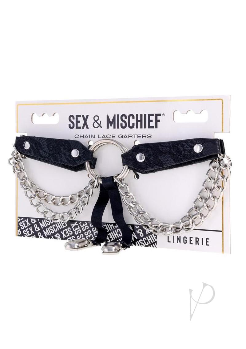 Sandm Chain Lace Garters