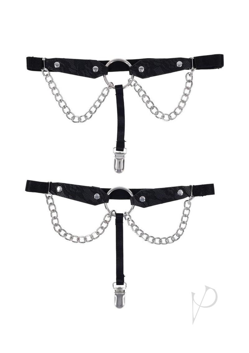 Sandm Chain Lace Garters