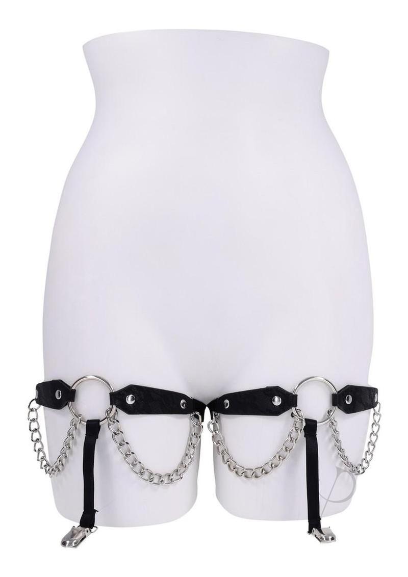 Sandm Chain Lace Garters