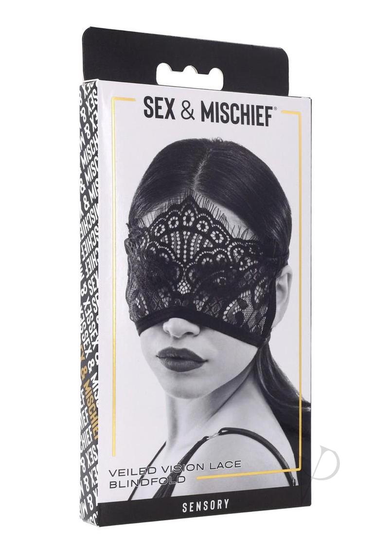 Sandm Veiled Vision Lace Blindfold