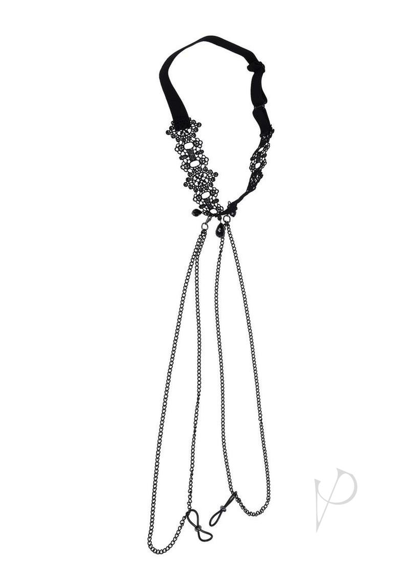 Sandm Lace Collar W/ Nipple Ties