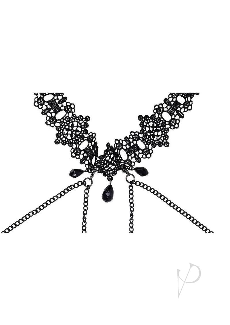 Sandm Lace Collar W/ Nipple Ties