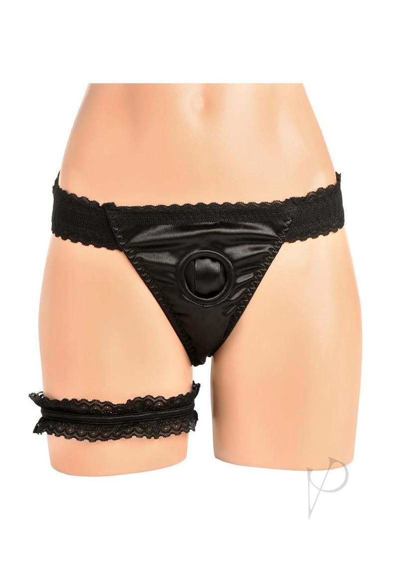 Bedroom Bliss Jolie Panty Harness Sm Blk