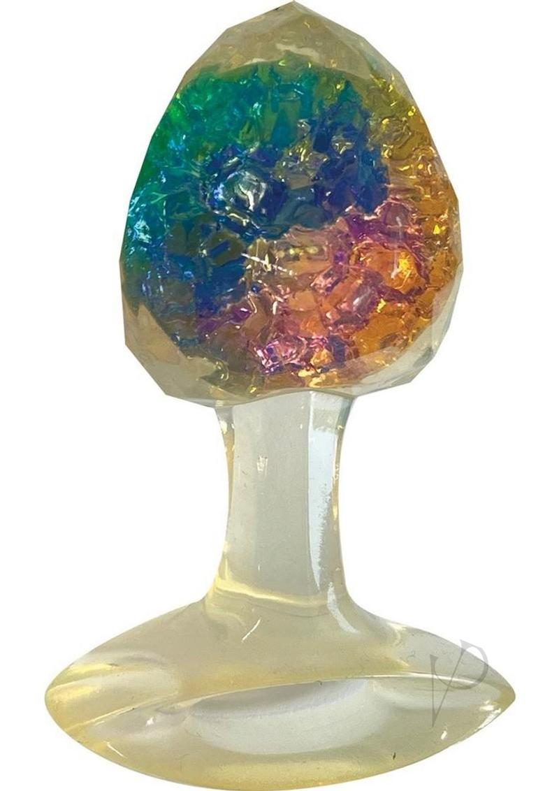 Cotton Candy Joy Gems Slicone Plug Topaz