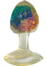 Cotton Candy Joy Gems Slicone Plug Topaz