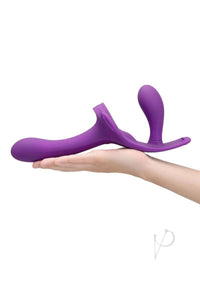 Lock In Dual End Vibe Strap-on Set Pur