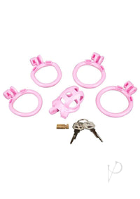 Small Pink Humiliation Acrylic Cage