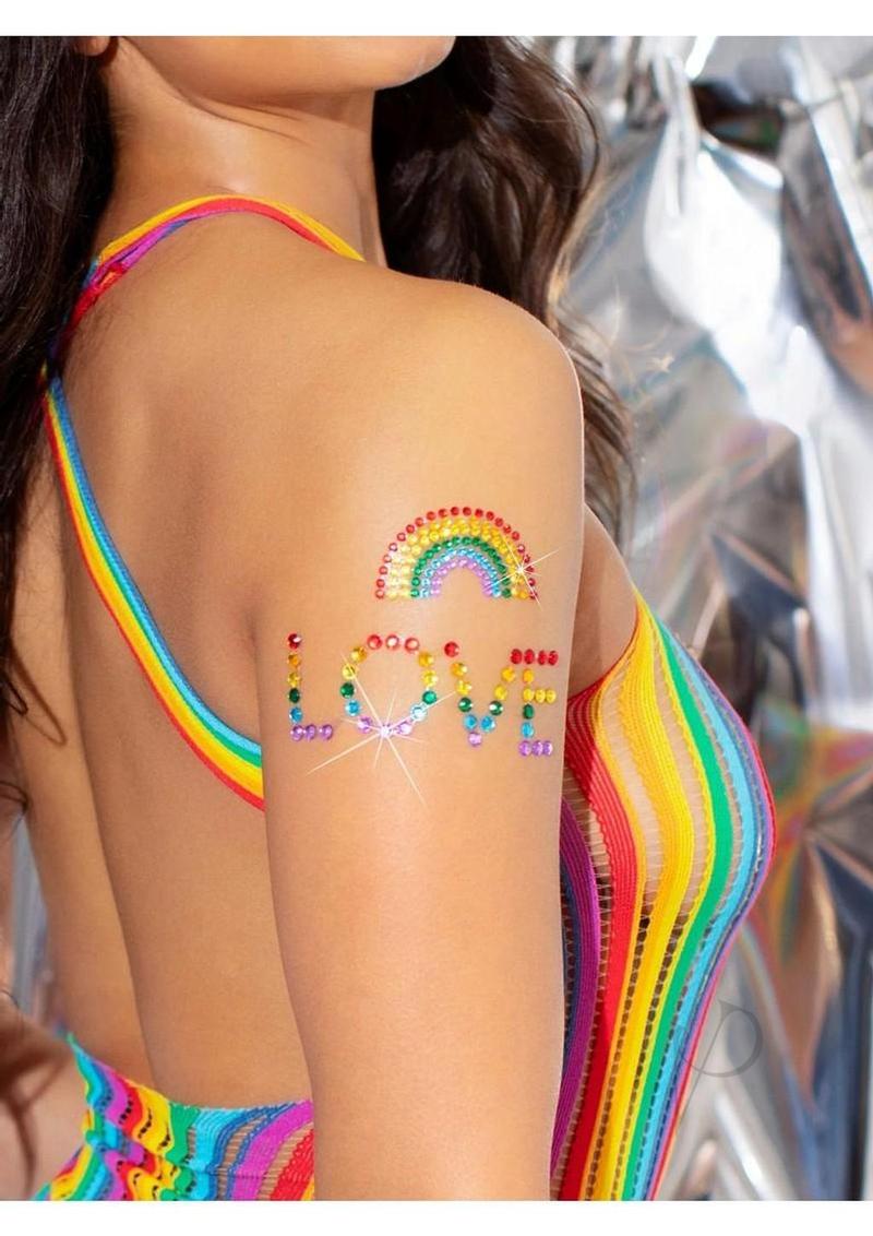 Pride Body Jewels Sticker Multi