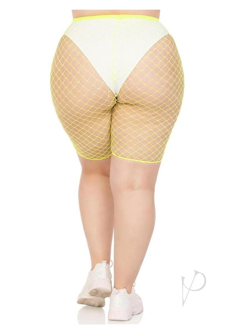 Plus Industrial Net Biker Short 1x2x Ylw