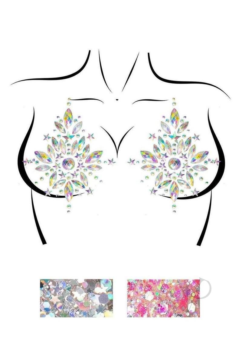 Cambria Nipple Jewel Sticker Glit 2pk