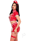 Red Alert Nurse Costume 4pc Red Md