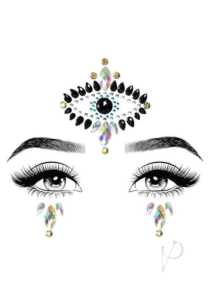 Divinity Face Jewel Sticker Glitter 2pk