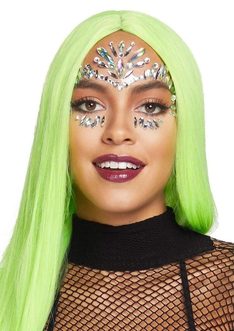 Iris Face Jewels Sticker Clr