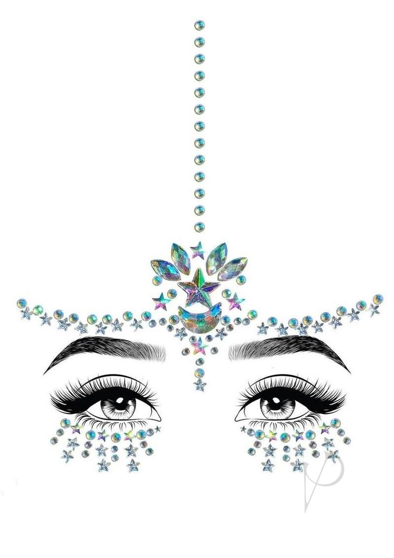 Karma Face Jewels Sticker Clr