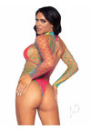 Fence Net Snap Crotch Sleeve Suit Os Rnb
