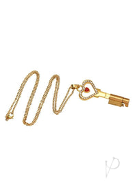 Ms Possession Chastity Key Necklace Gld