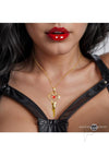 Ms Possession Chastity Key Necklace Gld