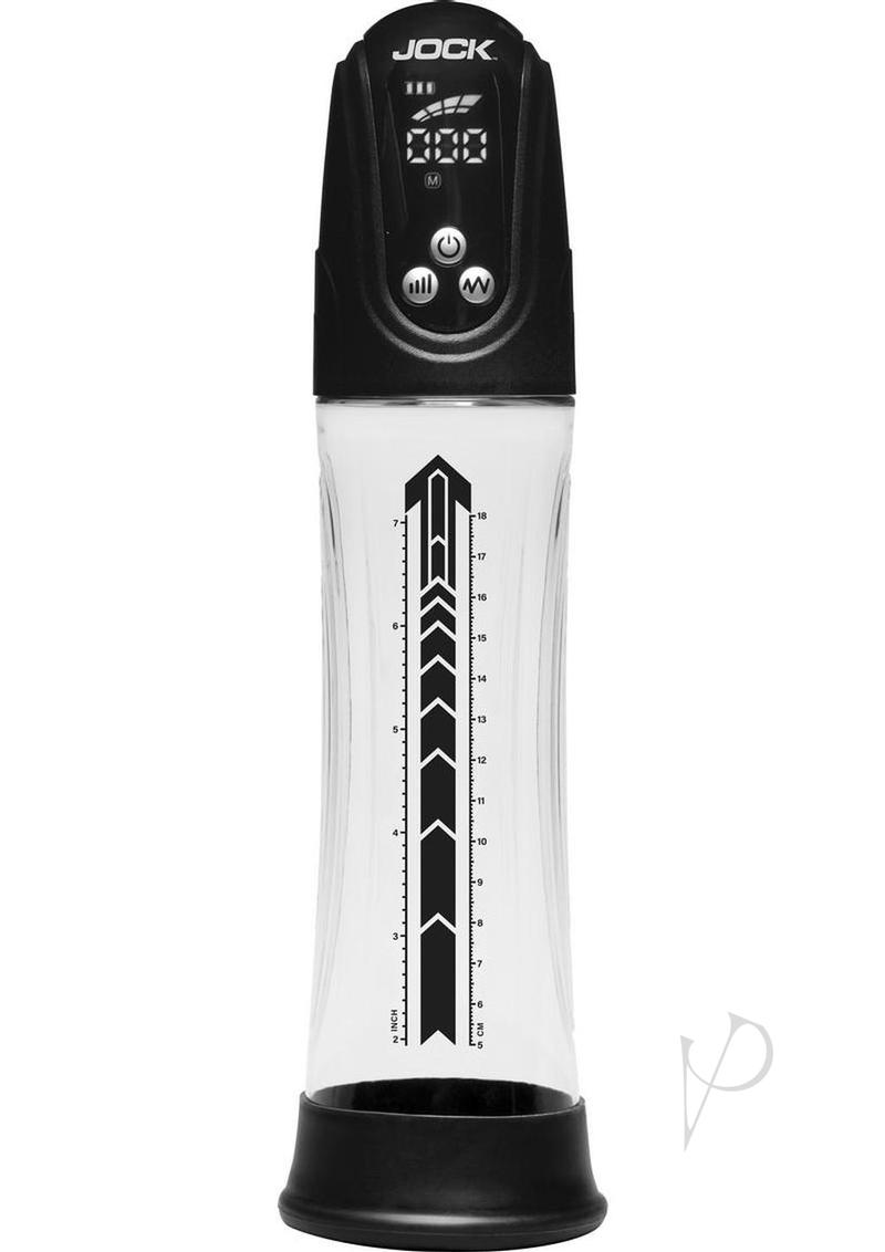 Jock Power Up Digital Penis Pump Blk