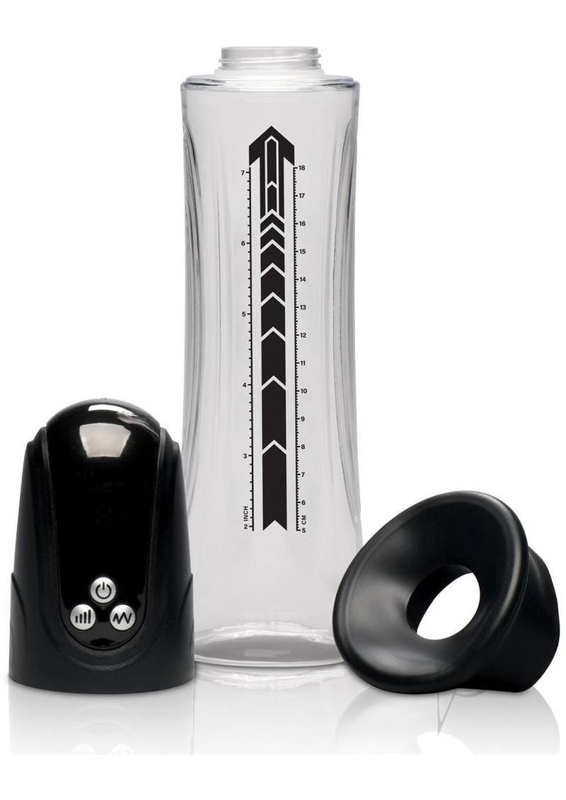 Jock Power Up Digital Penis Pump Blk