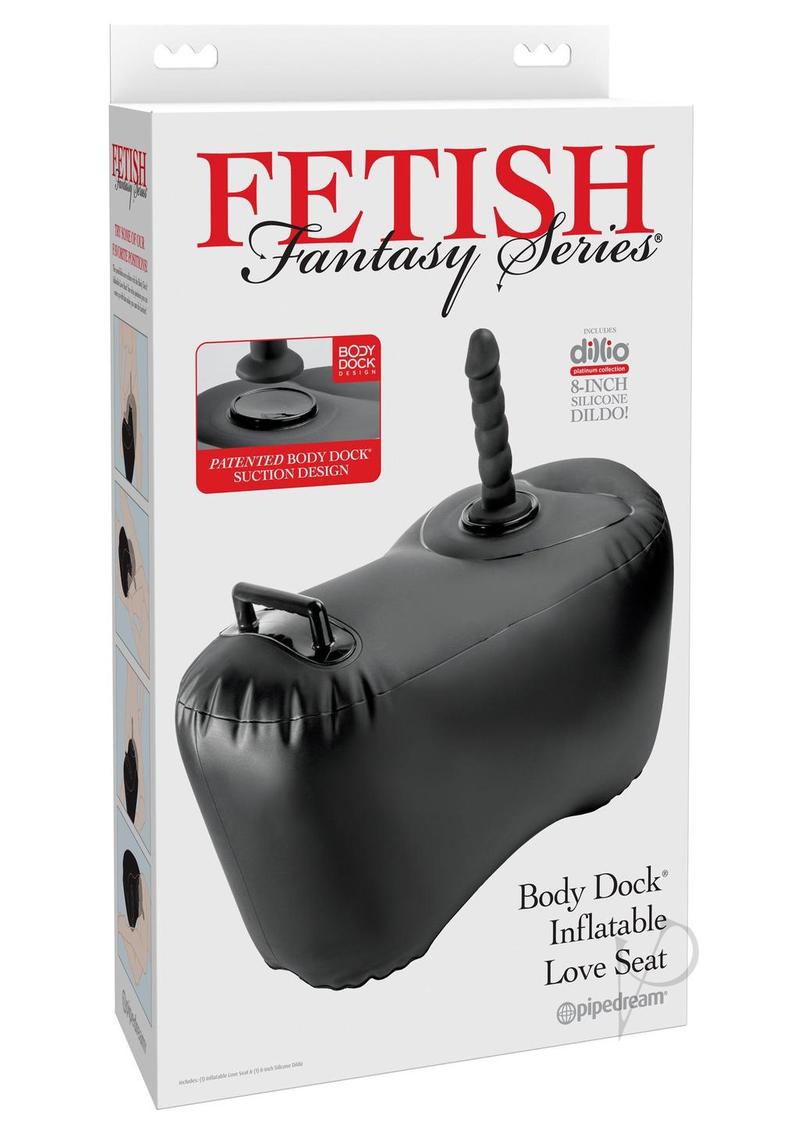 Ff Body Dock Inflate Love Seat Blk