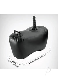 Ff Body Dock Inflate Love Seat Blk