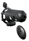 Fantasy Cringz Remote Cock Block Blk