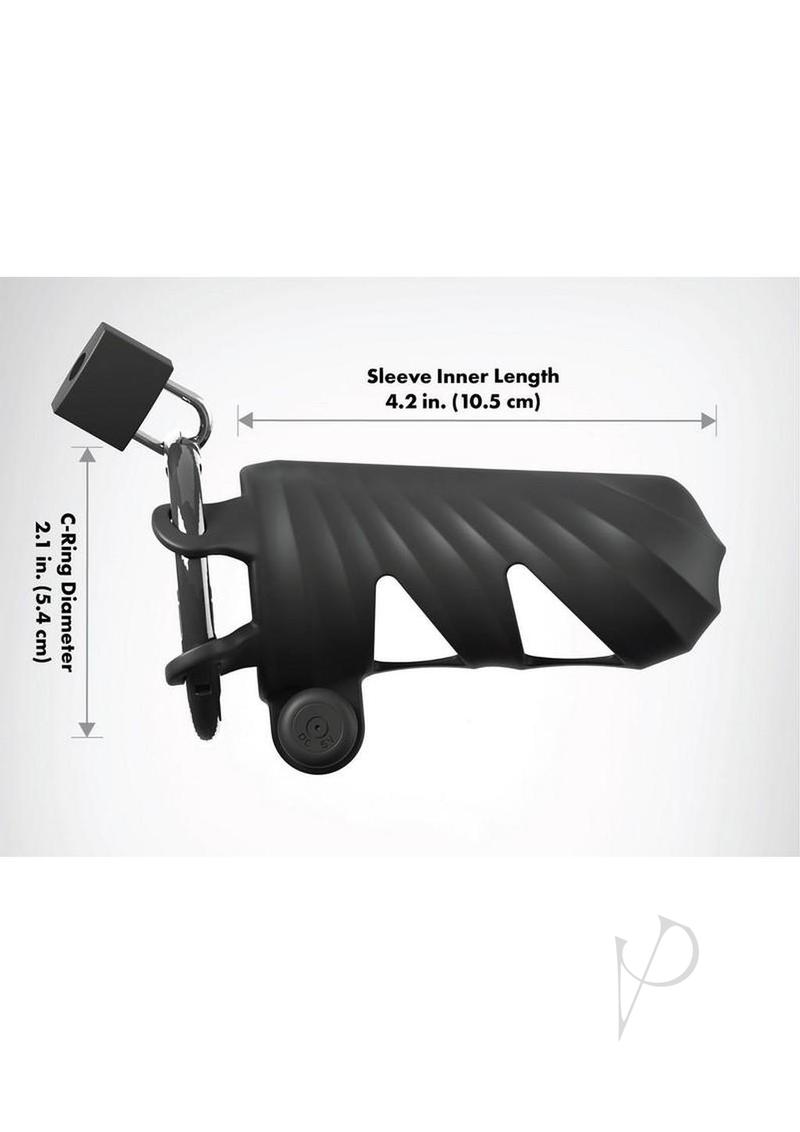 Fantasy Cringz Remote Cock Block Blk
