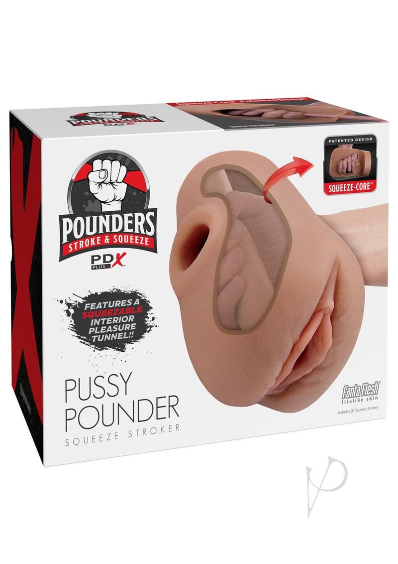 Pdx Plus Pussy Pounder Stroker Brn