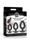 Ms Pop Plugs Hollow Anal Trainer Set 3pc