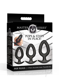 Ms Pop Plugs Hollow Anal Trainer Set 3pc