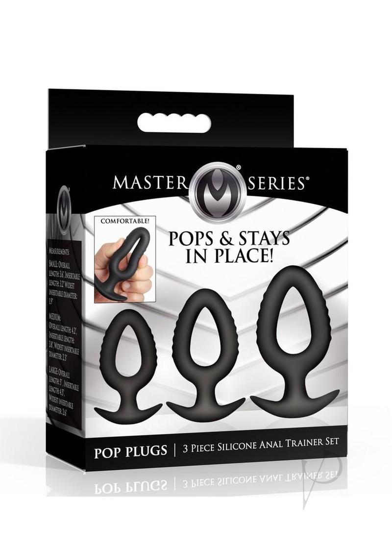 Ms Pop Plugs Hollow Anal Trainer Set 3pc