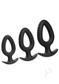 Ms Pop Plugs Hollow Anal Trainer Set 3pc