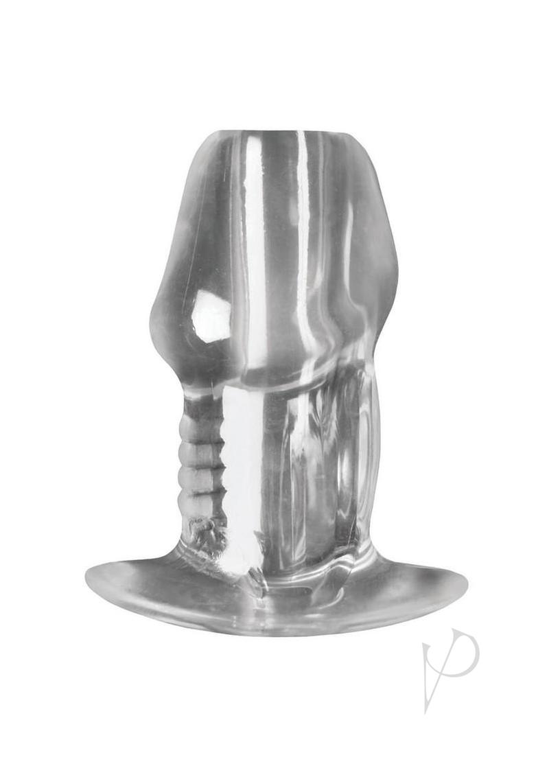 Ms Dicked Clear Hollow Plug Sm