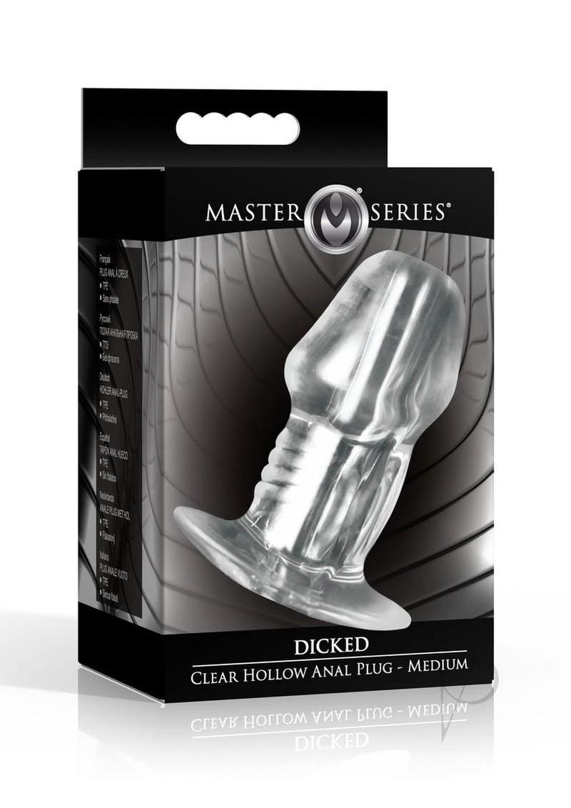 Ms Dicked Clear Hollow Plug Md