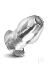 Ms Dicked Clear Hollow Plug Lg