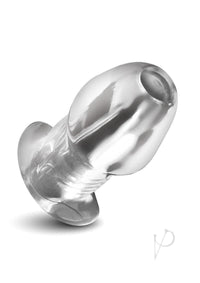 Ms Dicked Clear Hollow Plug Lg