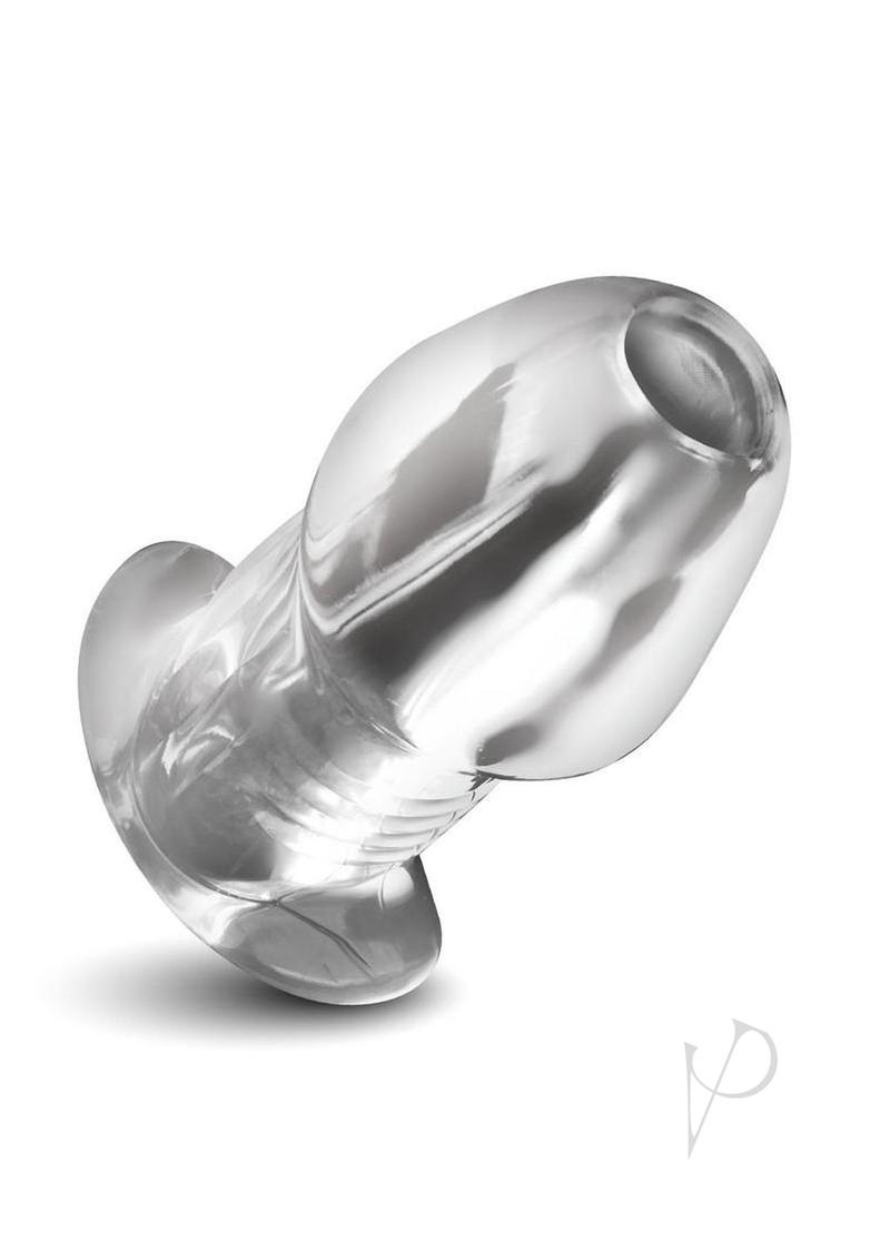 Ms Dicked Clear Hollow Plug Lg