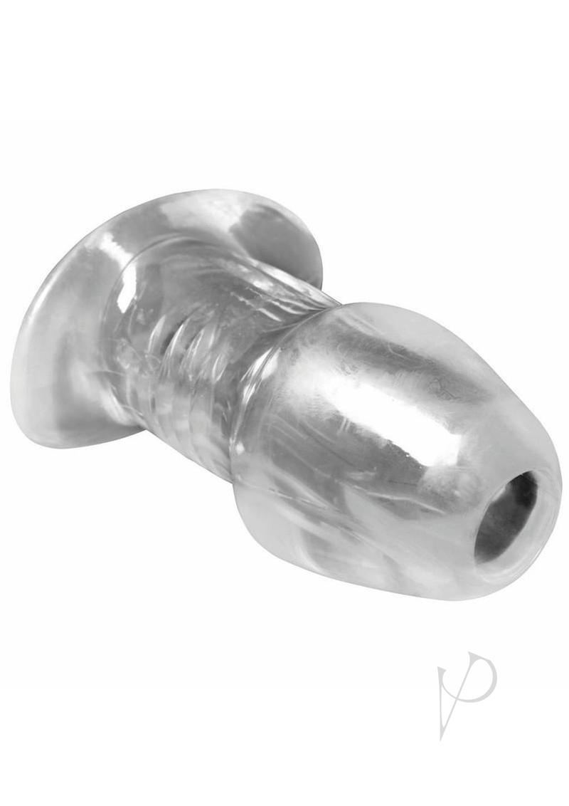 Ms Dicked Clear Hollow Plug Lg