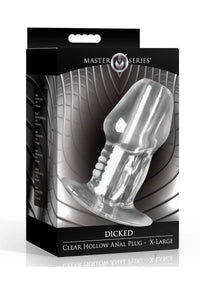 Ms Dicked Clear Hollow Plug Xl