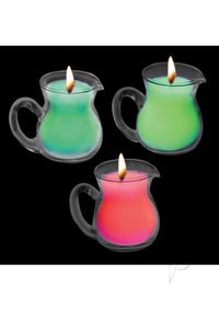 Ms Glow Pour Blacklight Candle 3pc