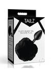 Tailz Fluffy Bunny Tail Plug Blk